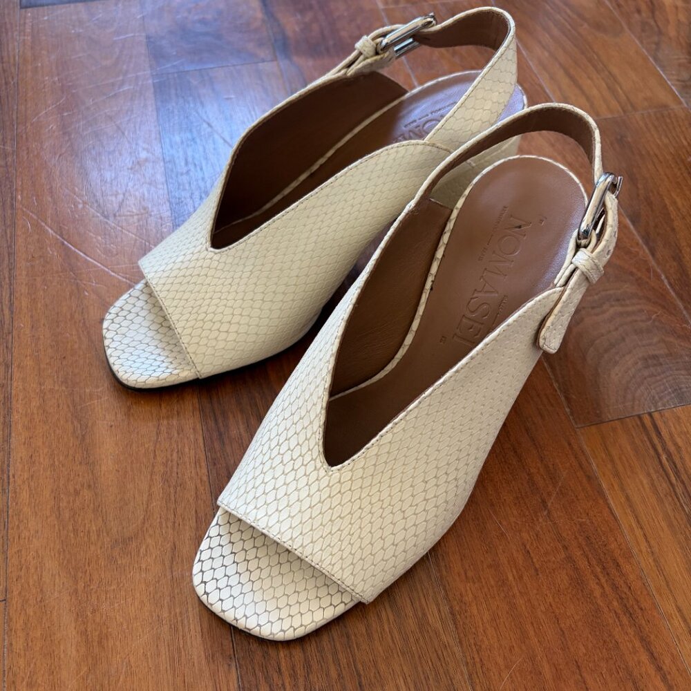 Nomasei - Baghera Sandals - Embossed Pompeii White - Picture 7 of 11